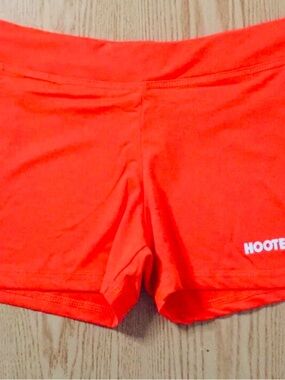 New HOOTERS Girl Orange Super Sexy Authentic Uniform Shorts XXXS